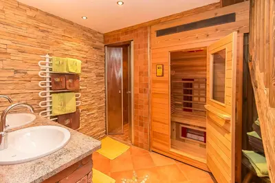 Ein Badezimmer in der Unterkunft Müllerkaser