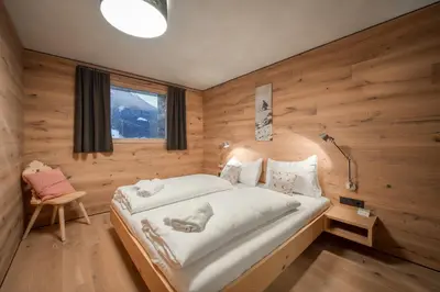 Ein Bett oder Betten in einem Zimmer der Unterkunft Smaragdjuwel
