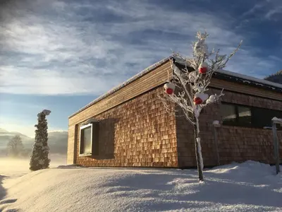 Stoaberg Lodge im Winter
