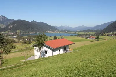 Naturlandschaft in der Nähe des Chalets