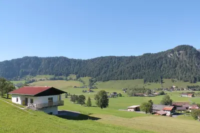 Naturlandschaft in der Nähe des Chalets
