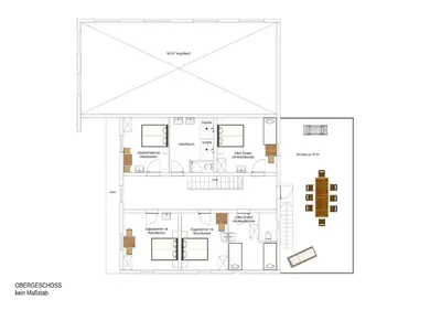 Grundriss der Unterkunft Ferienhaus Dankl