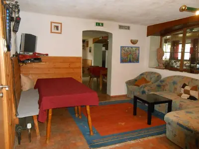 Ein Sitzbereich in der Unterkunft Ferienhaus Dankl