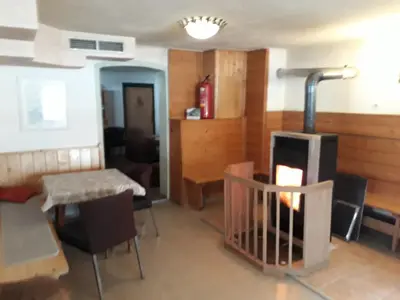 Ein Sitzbereich in der Unterkunft Ferienhaus Dankl