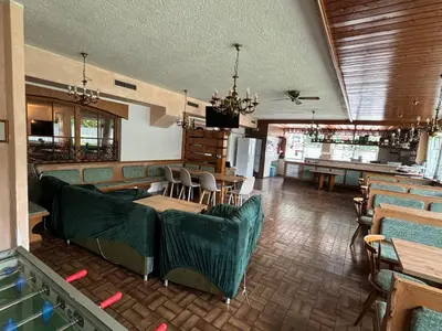 Ein Sitzbereich in der Unterkunft Ferienhaus Dankl