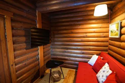 Ein Bett oder Betten in einem Zimmer der Unterkunft Chalet Grand Wastl
