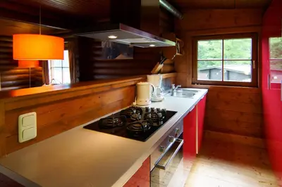 Küche/Küchenzeile in der Unterkunft Chalet Grand Wastl