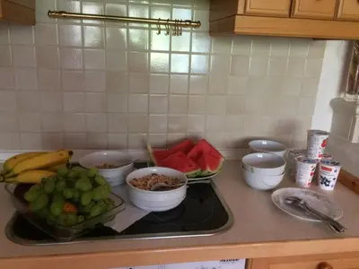 Essen in der Ferienwohnung oder in der Nähe
