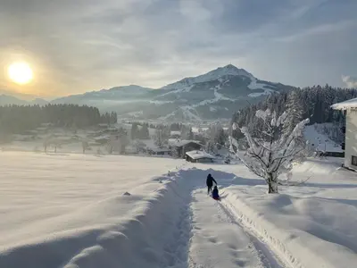 Berghof Haselsberger Appartements im Winter