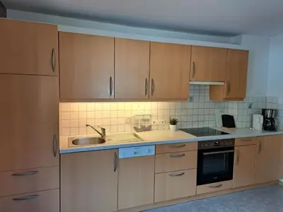 Küche/Küchenzeile in der Unterkunft Apartment Landhaus Taxacher by Interhome