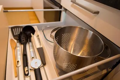 Küche/Küchenzeile in der Unterkunft Kitzlife Apartements