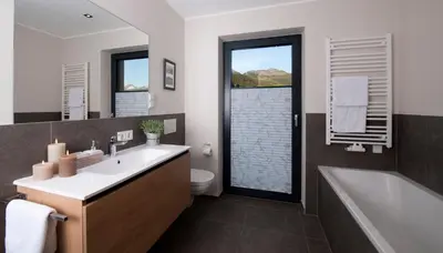 Ein Badezimmer in der Unterkunft Kitzlife Apartements