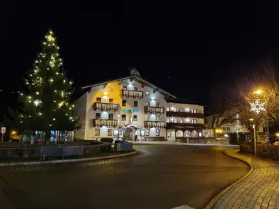 Das Gebäude in dem sich das Aparthotel befindet