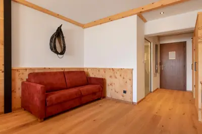 Ein Sitzbereich in der Unterkunft Hotel Hauserwirt