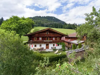 Naturlandschaft in der Nähe des Bauernhofs