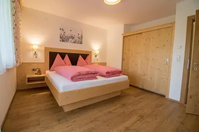 Ein Bett oder Betten in einem Zimmer der Unterkunft Ferienhof Stoffer