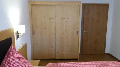 Ein Bett oder Betten in einem Zimmer der Unterkunft Ferienhof Stoffer