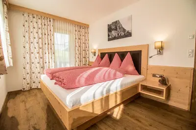 Ein Bett oder Betten in einem Zimmer der Unterkunft Ferienhof Stoffer