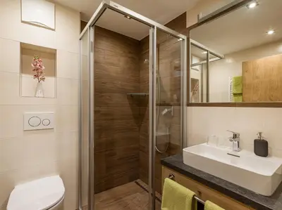 Ein Badezimmer in der Unterkunft Appart Bergleben-Deluxe ****