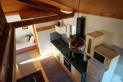 Ein Bett oder Betten in einem Zimmer der Unterkunft Pension Christoph