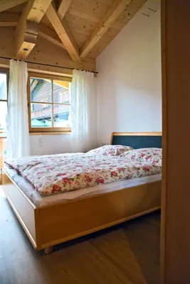 Ein Bett oder Betten in einem Zimmer der Unterkunft Beim Wagner