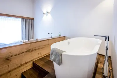 Ein Badezimmer in der Unterkunft Kaiserlodge
