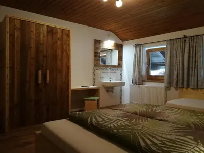 Ein Bett oder Betten in einem Zimmer der Unterkunft Altböckhof