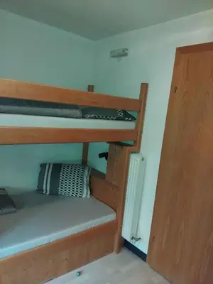 Ein Bett oder Betten in einem Zimmer der Unterkunft Apartments in Stumm - Zillertal 769