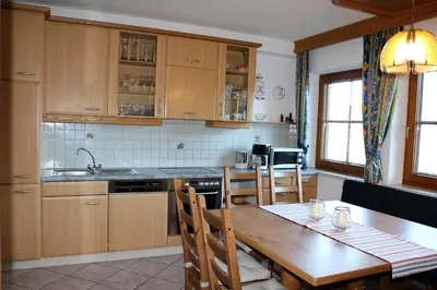 Küche/Küchenzeile in der Unterkunft Ferienwohnung Eder