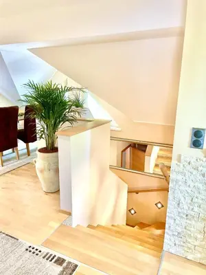 Ein Sitzbereich in der Unterkunft Apartment Tinney