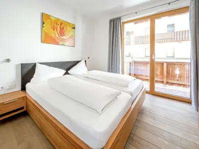 Ein Bett oder Betten in einem Zimmer der Unterkunft Apartment in Gerlos near Ski Lift