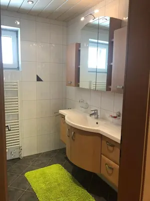 Ein Badezimmer in der Unterkunft Ferienwohnung Schweiberer