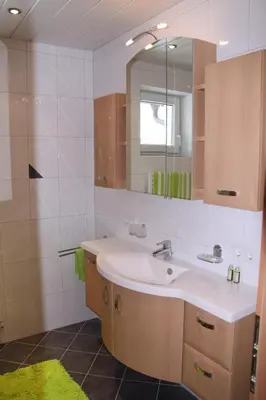 Ein Badezimmer in der Unterkunft Ferienwohnung Schweiberer