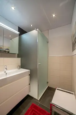 Ein Badezimmer in der Unterkunft Landhaus Schiestl