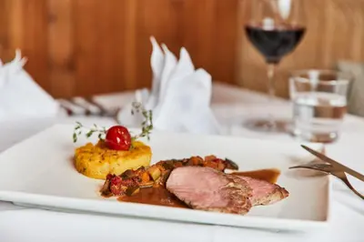 Essen im Hotel oder in der Nähe