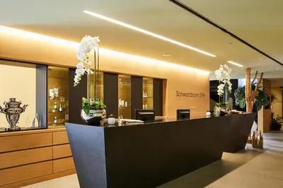 Lobby/Rezeption in der Unterkunft Luxury All Inclusive Resort Schwarzbrunn - 4 Stars Superior