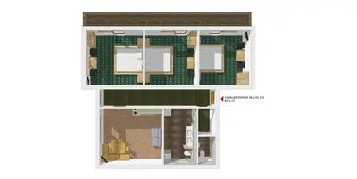 Grundriss der Unterkunft 