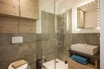 Ein Badezimmer in der Unterkunft Aparthotel Backstage