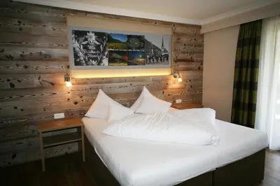 Ein Bett oder Betten in einem Zimmer der Unterkunft Frühstückshotel Margret