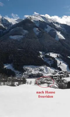 Naturlandschaft in der Nähe der Pension