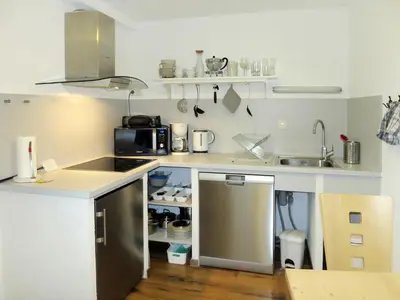 Küche/Küchenzeile in der Unterkunft Apartment Tamerl-1 by Interhome