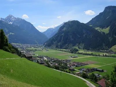 Naturlandschaft in der Nähe des Ferienhauses
