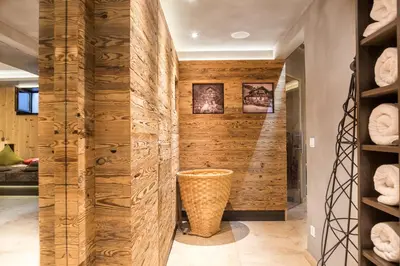 Ein Badezimmer in der Unterkunft Hotel am Reiterkogel