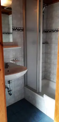 Ein Badezimmer in der Unterkunft Pension Wassererhof