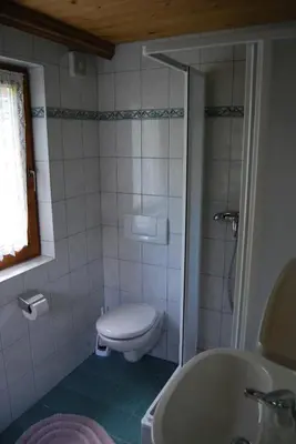 Ein Badezimmer in der Unterkunft Pension Wassererhof