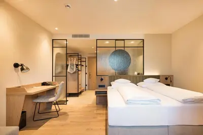 Ein Bett oder Betten in einem Zimmer der Unterkunft Gasthof Hotel Post