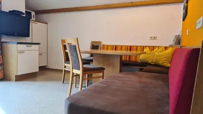 Küche/Küchenzeile in der Unterkunft Apart Pfister