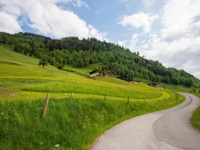 Naturlandschaft in der Nähe des Ferienhauses