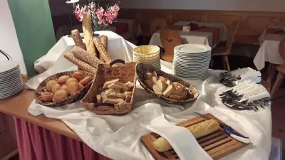 Essen in der Pension oder in der Nähe