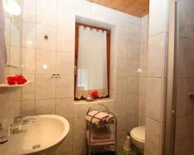 Ein Badezimmer in der Unterkunft Stangleggerhof